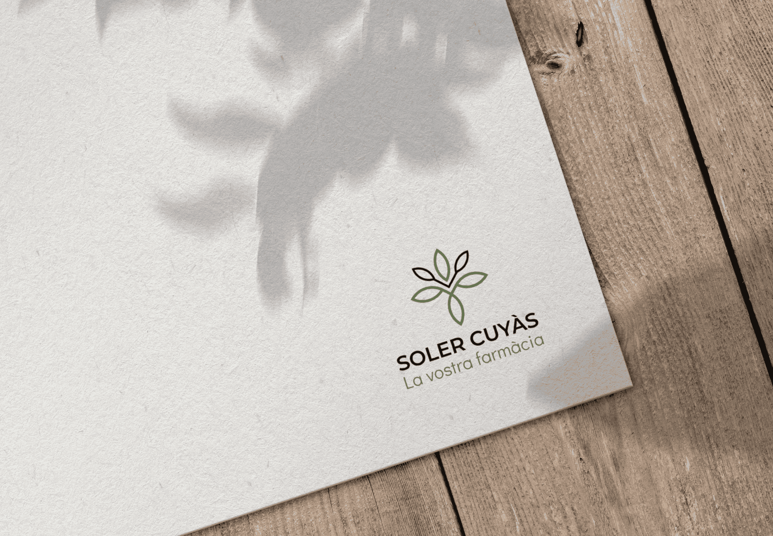 identidad corporartiva de farmacia soler cuvás